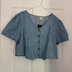 Levi’s moxie denim blouse 1X